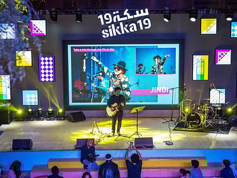 A performance during a previous edition of Sikka Art and Design Festival in Dubai