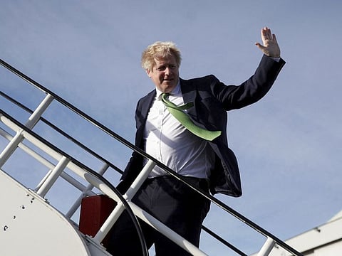 Johnson was rallying his Cabinet at its weekly meeting on Tuesday before flying to Kyiv for talks with Ukrainian President Volodymyr Zelenskyy over the Russia-Ukraine crisis.