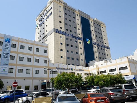 Zulekha Hospital in Sharjah.