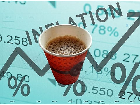 The spread of Omicron at the start of Q1 2022 means growth is likely slowed down a bit, but there are no signs of inflation, the general rise in prices of goods and services (including this humble chai), easing.