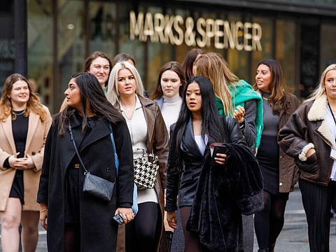 Pedestrians in London as most restrictions are lifted in England.