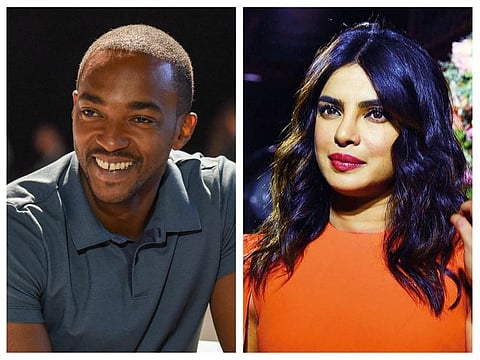 Anthony Mackie and Priyanka Chopra Jonas
