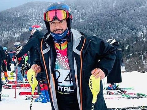 Pathbreaker: Arif Khan, who will be the lone Indian athlete in Beijing Winter Olympics.