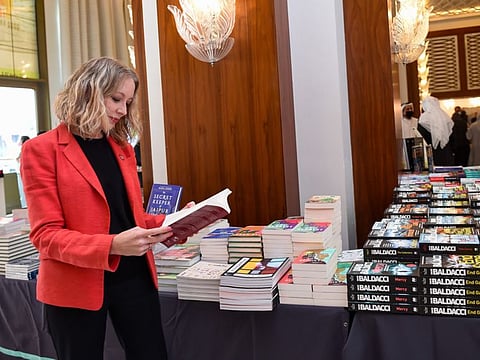 Christine Lawson, Deputy Principal Officer, U.S. Consulate General Dubai at the Emirates Airline Festival of Literature. Photo: Virendra Saklani/Gulf News