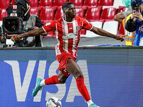 Al Jazira forward Abdoulay Diaby has been nominated for the Best Player award of the month in the UAE Pro League.