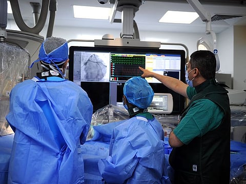 Cardiology Department at Rashid Hospital in Dubai