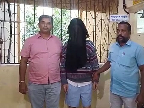 The accused who was taken to custody in Sher-e-Punjab Colony in Mumbai.