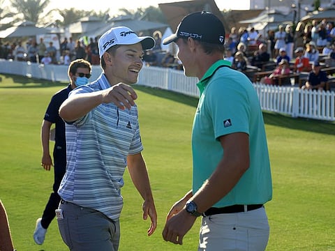 Nicolai Hojgaard is with his brother Rasmus in Ras Al Khaimah
