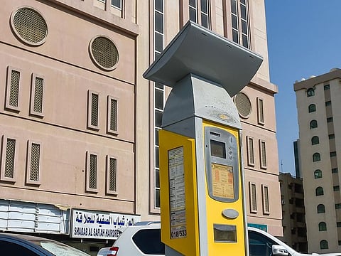 A parking meter in Sharjah. Picture for illustrative purposes only.