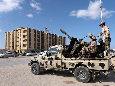 Security forces in Tobruk, Libya (File)