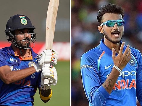 K L Rahul and Axar Patel