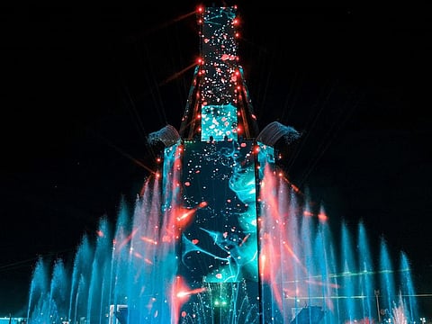 Emirates Fountain in Abu Dhabi