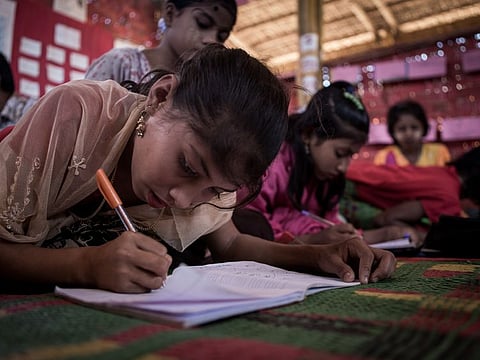 Students in Bangladesh benefit from a Dubai Cares programme