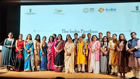 22 women poets recite poetry at a special event at the India pavilion at Expo 2020