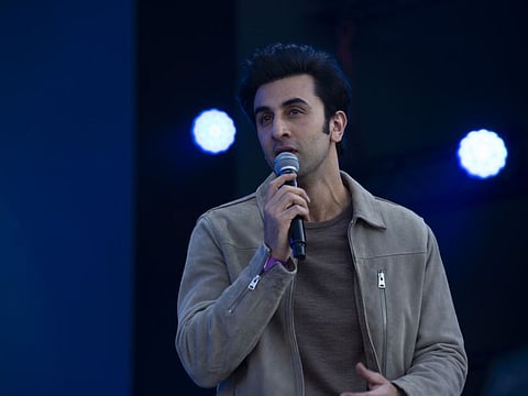 Bollywood actor Ranbir Kapoor at Expo 2020 Dubai on February 13, 2022