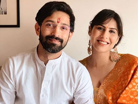 Vikrant Massey with Sheetal Thakur
