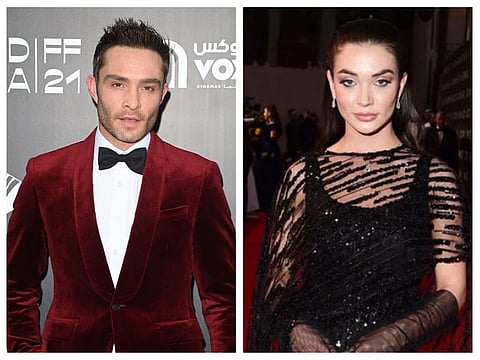 Ed Westwick and Amy Jackson