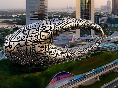 The Museum of the Future in Dubai. As a home for inspiration, the museum will help find solutions to problems to build a better world for tomorrow.