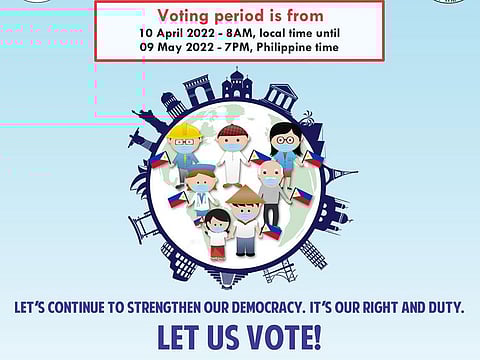 Philippine Consulate General in Dubai urges the Filipinos in the UAE to check the voters' list to cast their votes in the next elections.