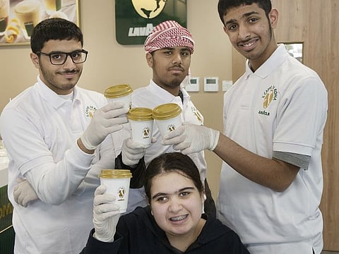 The students are being imparted individual hospitality training to open career pathways in barista and food operations, customer service, cashier services and other roles.