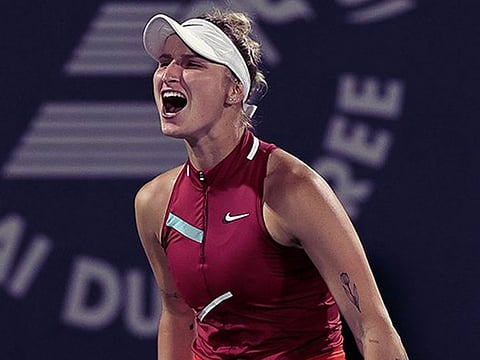Marketa Vondrousova is out of the Dubai Duty Free Desert Classic