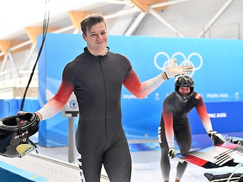 The Austrian team was made up of Katharina Huber (above), Katharina Liensberger, Katharina Truppe, Stefan Brennsteiner, Michael Matt and Johannes Strolz.