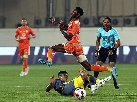 The 4-3 win takes Ajman up to sixth place with 22 points, leaving Ittihad Kalba tenth with 18 points.