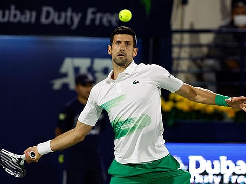 Novak Djokovic was in action in the final match on Centre Court as he took on Italian wildcard Lorenzo Musetti