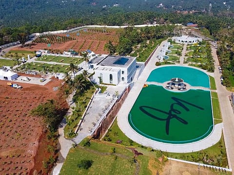 The site of the KEF clinical wellness resort in Calicut, Kerala. The 30 acre development is 15 minutes from Calicut Airport.