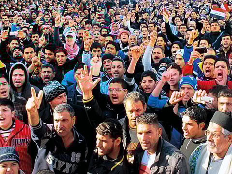 For two solid decades, Sunnis felt threatened, weakened, and headless. But now, the Sunni Muslim community now seems to be on a rebound, united under the leadership of two figures: Businessman-turned politician Khamees Khanjar and Parliament Speaker Mohammed Al Halbousi.