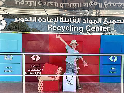 Ari Frenken goes recycling