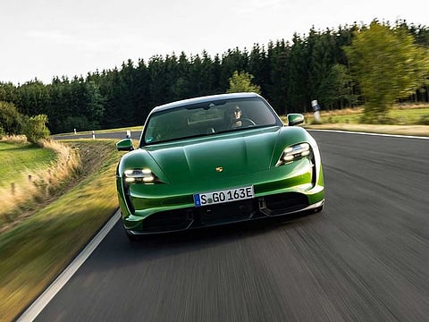 The cells for the Taycan's batteries are manufactured by Korea's LG, while the batteries themselves are assembled in Germany before being inserted into the cars at Porsche's Zuffenhausen factory.