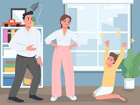 A tantrum may actually be a cry for help.