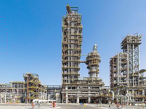 The Borouge complex in Abu Dhabi is one of the shining lights of the UAE's industrial base.