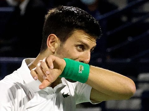 Novak Djokovic will lose his number one ranking after being beaten 6-4 7-6 (7-4) by Jiri Vesely in the quarter-finals of the Dubai Tennis Championships.