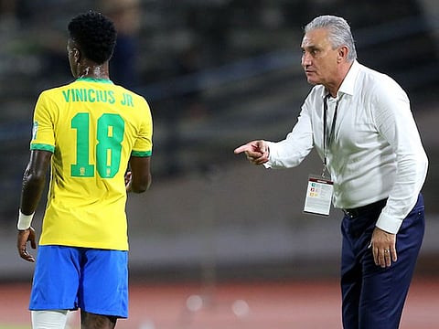 Tite (right) took over in 2016 and helped Brazil qualify for the 2018 World Cup in Russia, where they were knocked out in the quarter-finals by Belgium. He has now guided them to the 2022 Qatar World Cup which starts in November.