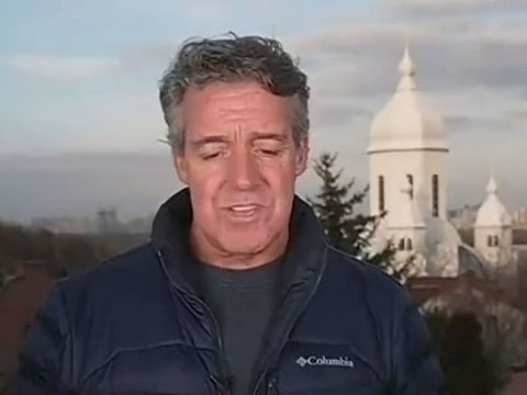 “This isn’t a place - with all due respect, you know - like Iraq or Afghanistan that has seen conflict raging for decades,” said Charlie D’Agata of US network CBS News. “This is a relatively civilised, relatively European - I have to choose those words carefully too - city where you wouldn’t expect that or hope it is going to happen.”