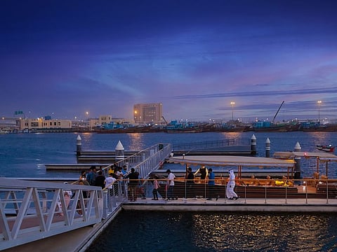 Visitors can get to Souk Al Marfa using RTA's abra and ferry services - the transport authority had opened a dedicated station there earlier this year.