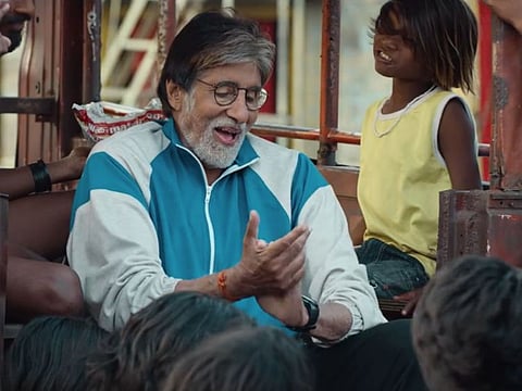 Amitabh Bachchan in ‘Jhund’.