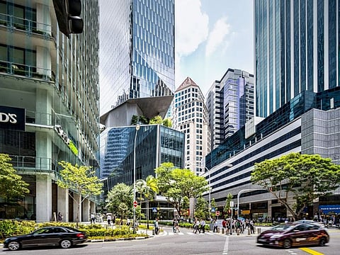 A scene at the Bonifacio Global City, a business district in Taguig, Manila. While some segments like office spaces are still recovering from the pandemic, the residential sector remains robust due to sustained demand.