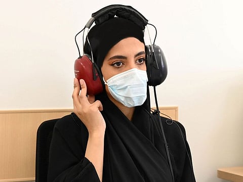 Mozna Al Zaabi was deaf in the left ear but can now hear fully, thanks to a procedure conducted by doctors at the Tawam Hospital.