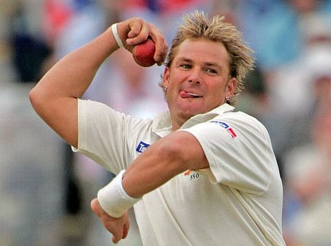 Australia's Shane Warne bowls against England during an Ashes Test at Edgbaston in Birmingham. The leg-spinner has played many significant roles in Australia's win in the Ashes series.