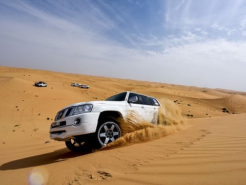 The 40th edition of Gulf News Overnighter Fun Drive 2022 at Tilal Swaihan got off to a roaring start today.