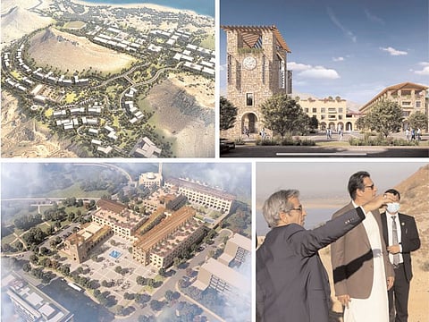 The master plan of Namal Knowledge City is the brainchild of the Srinagar-born American architect Tony Ashai