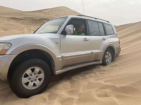 Omar Shariff on the 40th edition of the Gulf News Overnighter Fun Drive - Tilal Swaihan Experience