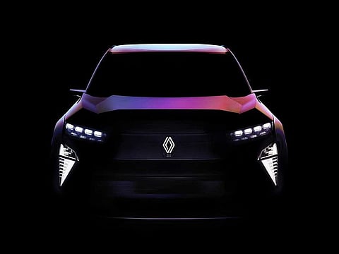 Very few details have been released about the new concept from Renault, but the teaser image shows a sharp design that shares many cues with the Renault 5 Electric concept released last year.