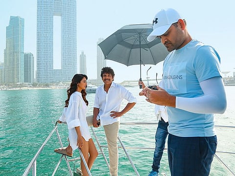 Telugu star Nagarjuna Akkineni films for action movie 'The Ghost' in Dubai