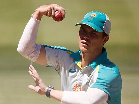 Test debut... Fast bowler Josh Hazlewood will sit out with 28-year-old Swepson joining Nathan Lyon in Australia’s two-man spin attack at Karachi’s National Stadium on Saturday.
