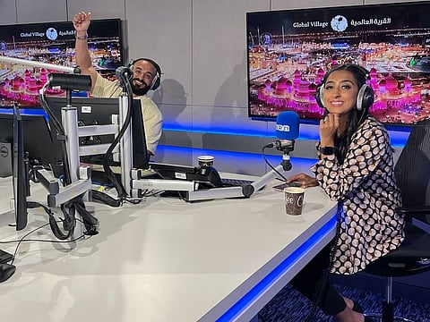 Participants of the 'entertainment breakout session' organised as part of the Women's Day virtual seminar by Dubai Holding in Dubai.