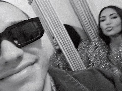 Pete Davidson and Kim Kardashian